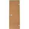 Дверь стеклянная HARVIA 8х21 коробка сосна, стекло бронза D82101M